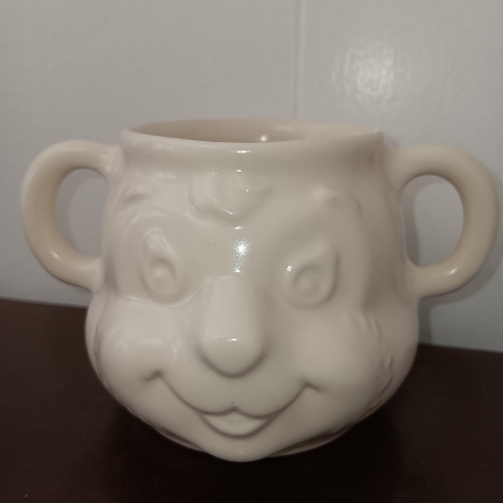 Pfaltzgraff Heritage Style Baby Teddy Bear Double Handled Cup